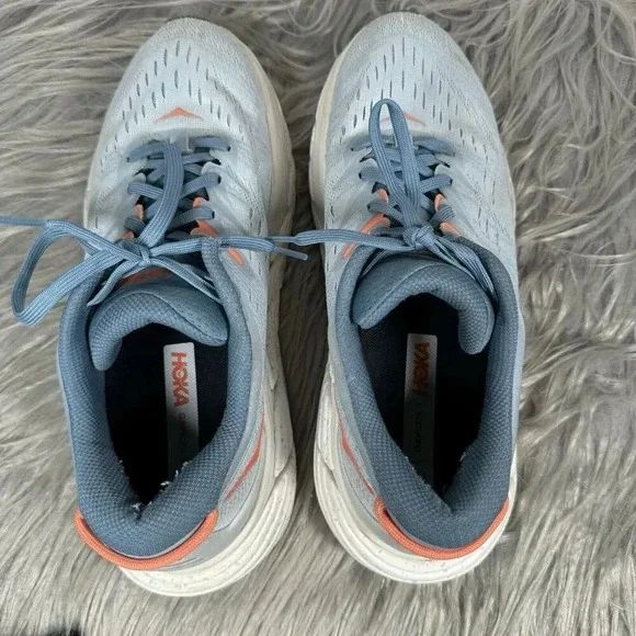 Hoka One One Gaviota 4 Womens 10 Blue Shoes Running Gym Comfort Trainer Sneakers - Picture 8 of 10